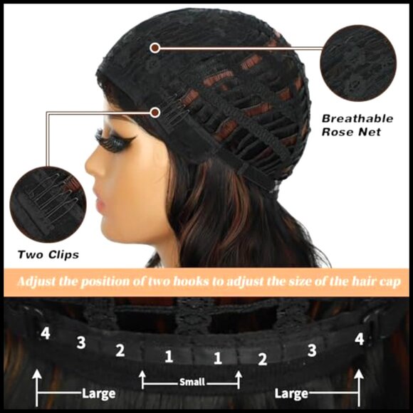 Synthetic Wavy Bob Wig with Bangs Shoulder Length Curly Heat Resistant Party main image 5